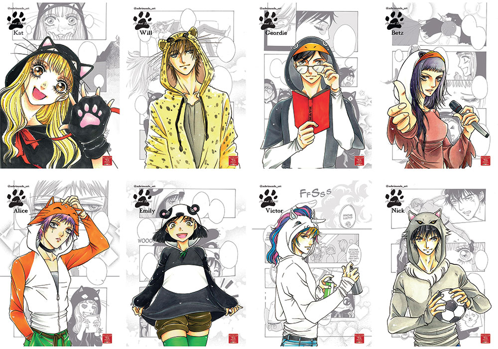 241196-EC Bilježnica A4/D Pigna Animal Spirit P10/60 NETTO