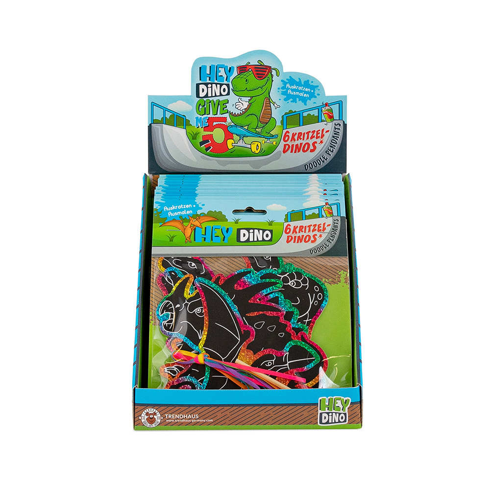 241238-EC Kreativni set DINO viseća dekoracija/papir za grebanje/bojanje 6/1 P12/96 Neto