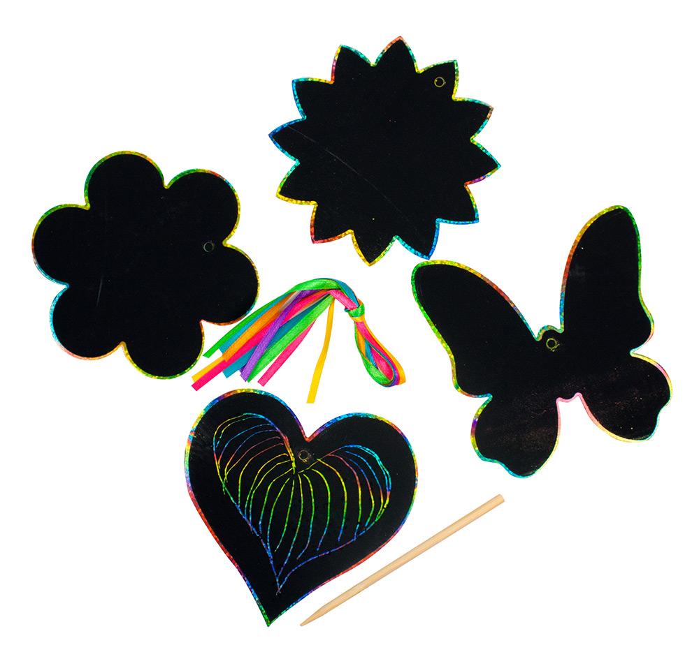 241239-EC Kreativni set viseća dekoracija i papir za grebanje 6/1 sort P36 Netto