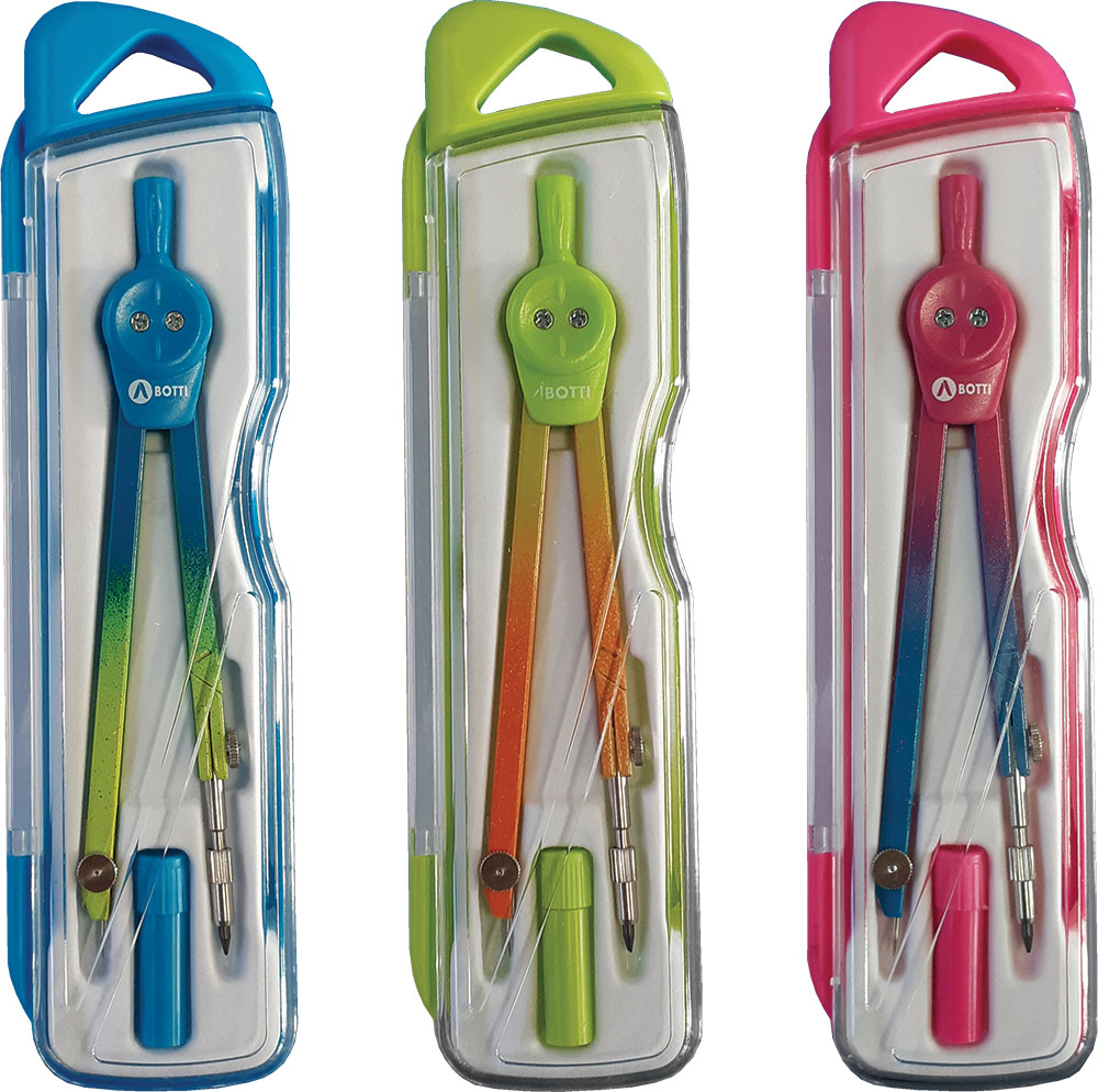 241244-EC Šestar BOTTI 581C Lux Rainbow školski 135mm+mine P10/160