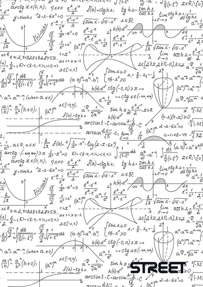 241260-EC Bilježnica A6/D Street MATH 40l 65625 P10/60