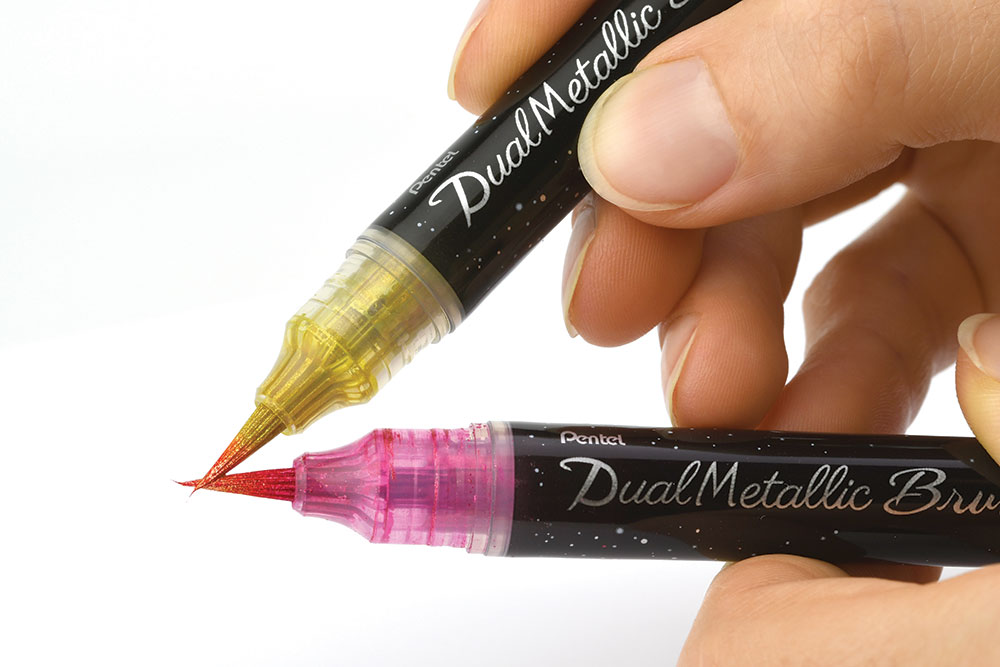 241285-EC Kist PENTEL Dual Metallic GFH-DZ srebrni P5