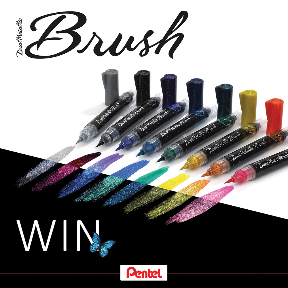 241285-EC Kist PENTEL Dual Metallic GFH-DZ srebrni P5