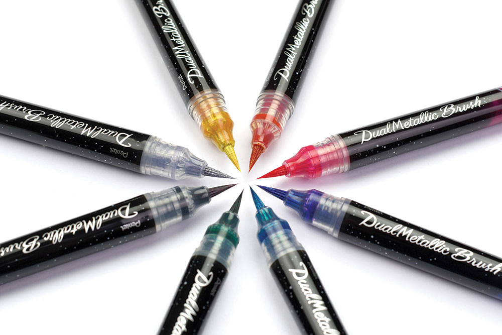 241285-EC Kist PENTEL Dual Metallic GFH-DZ srebrni P5