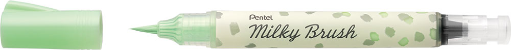 241289-EC Kist PENTEL Milky Brush GFH-PK svijetlo zeleni P5