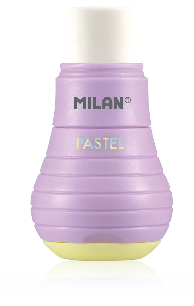 241310-EC Gumica+šiljilo MILAN Sway Pastel sort display P12/120