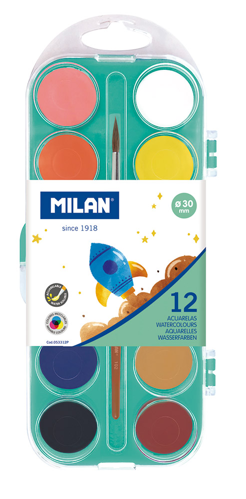 241336-EC Boje vodene fi30 12/1 pvc MILAN opaque s kistom bls P12/72