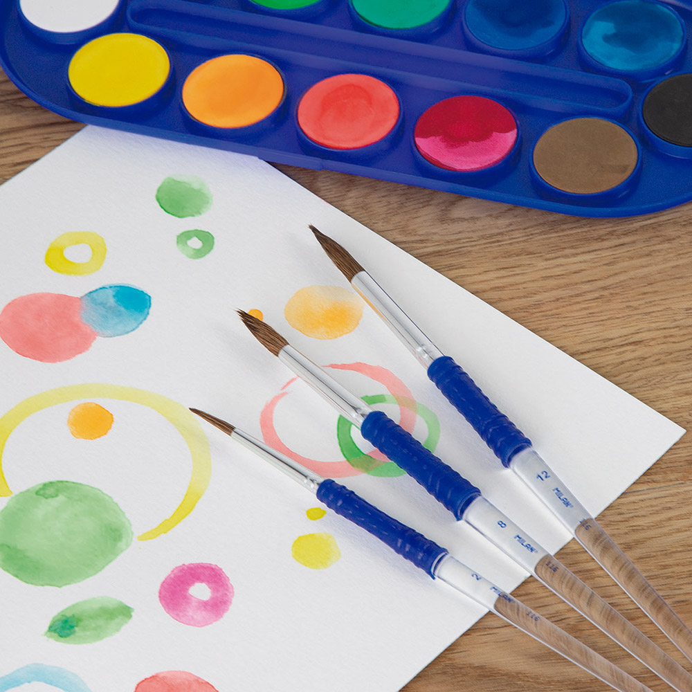 241340-EC Kist MILAN akvarel/vod.boje bls 3/1 (br.2-8-12) 116 plast.drška P10/200