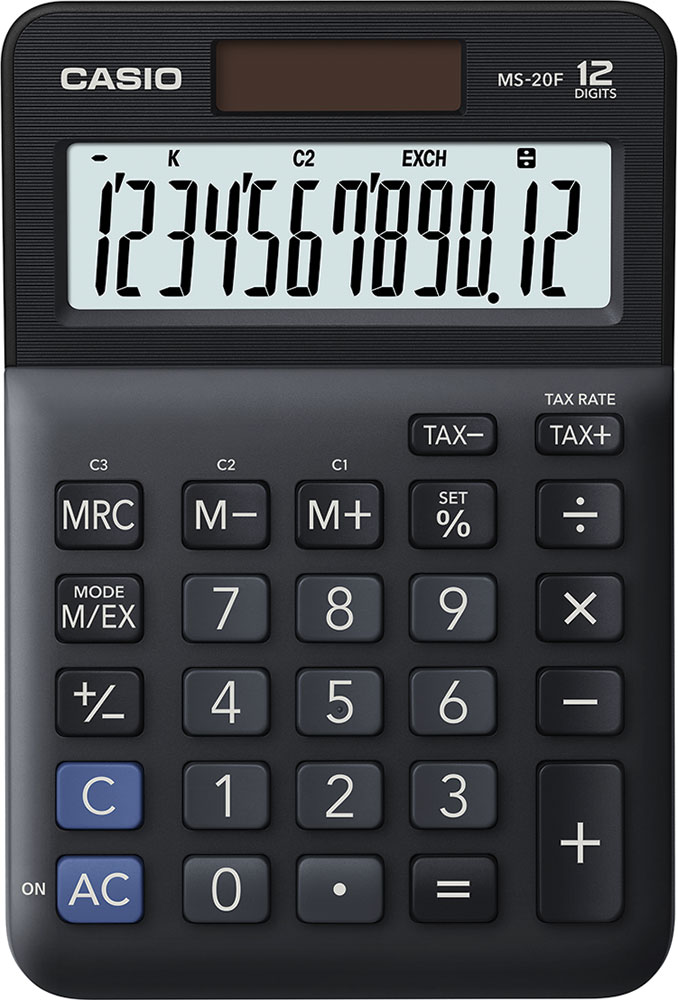 241352-EC Kalkulator CASIO MS-20 F (porez - konverzija) bls P10/40