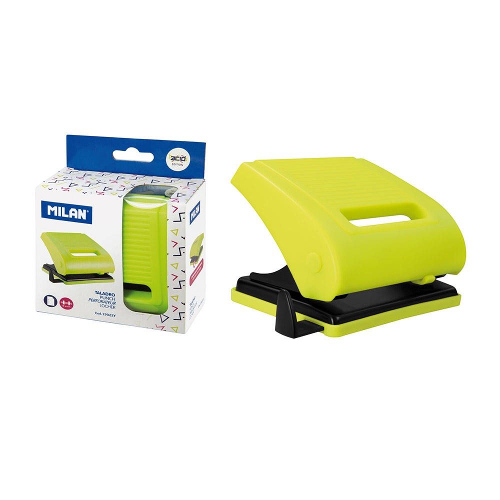 241388-EC Bušilica MILAN 15 listova Acid žuta u kutiji P6/24