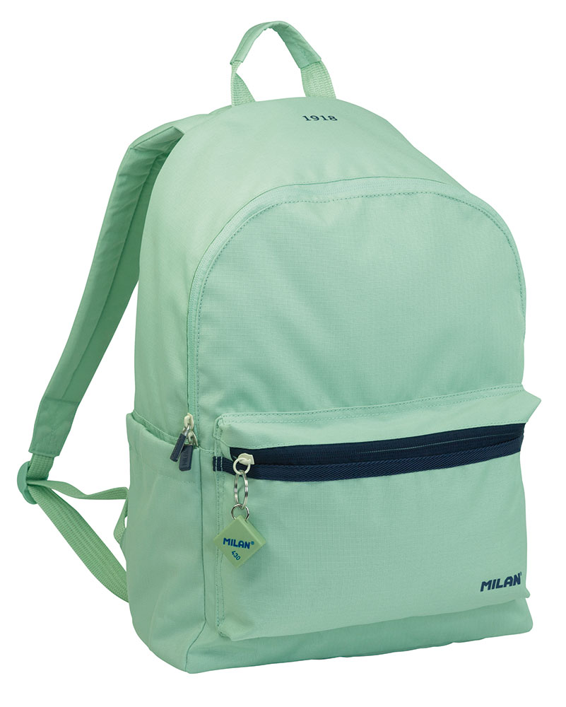 241400-EC Ruksak MILAN urban klasik 2 zipa 22lit serija 1918 mint zeleni P5