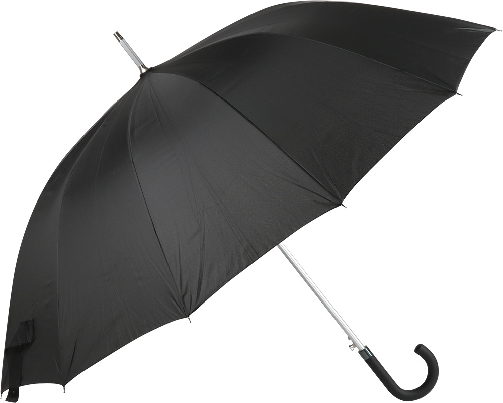 241874-EC Kišobran PIERRE CARDIN 12-panelni crni aut. otvaranje, vjetrootporan P60