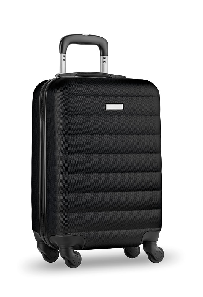 241899-EC Kofer putni na kotačima Budapest ABS crni 34x20x47cm