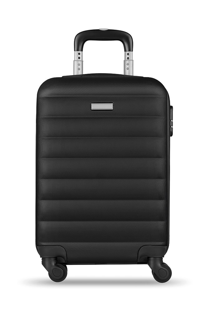 241899-EC Kofer putni na kotačima Budapest ABS crni 34x20x47cm