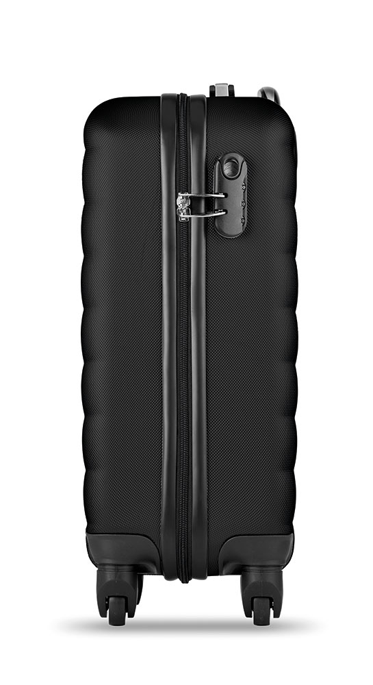 241899-EC Kofer putni na kotačima Budapest ABS crni 34x20x47cm