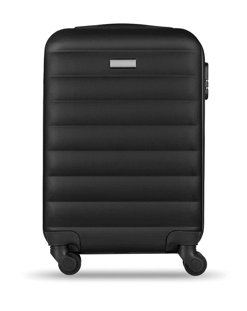 241899-EC Kofer putni na kotačima Budapest ABS crni 34x20x47cm