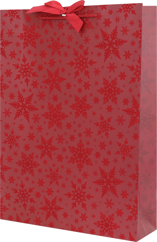 242223-EC Vrećica XL božićna ekskluziv horiz baršun mašna 33x10x45cm 77672 P12/120