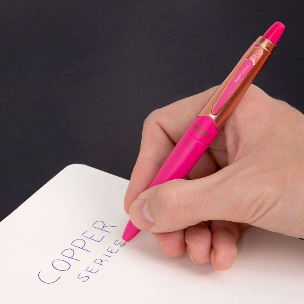 242230-EC Ol.kem. MILAN Capsule Copper 1mm sort display P20/360