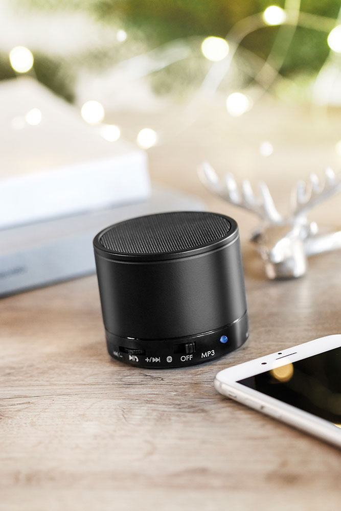 242255-EC Zvučnik Round Bass crni 4.2 bežični ABS s LED svjetlom P1/50