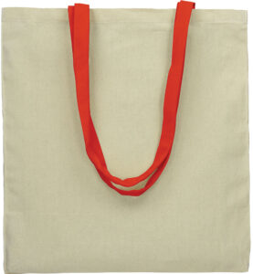 242384-EC Torba shopping KOLAKATA 140 g/m2 crvena duga ručka 9404403 P300