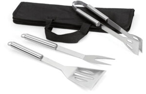 242402-EC Set za roštiljanje Ziggy 3-djelni od nehrđajućeg čelika