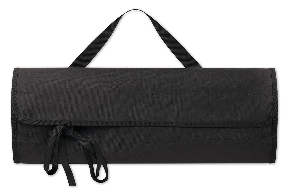 242406-EC Set za roštiljanje DONAU pregača, 3-djelni set pribora i rukavica