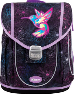 Prvoškolska torba Hummingbird Karbon Netto