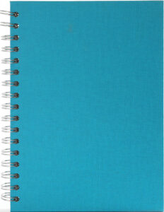 242570-EC Poslovnik SPIRALNI B5 2025 tirkizni 16,5x23,5 P25