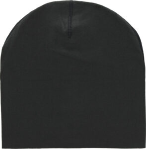 242628-EC Kapa LYCRA pletena dvoslojna crna