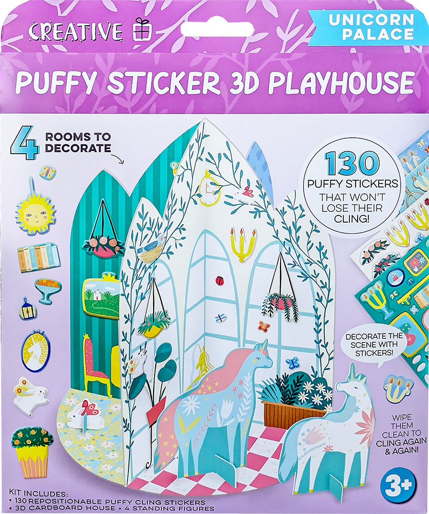 242712-EC Set za igranje puffy naljepnice 3D DVORAC JEDNOROGA 778034 P10