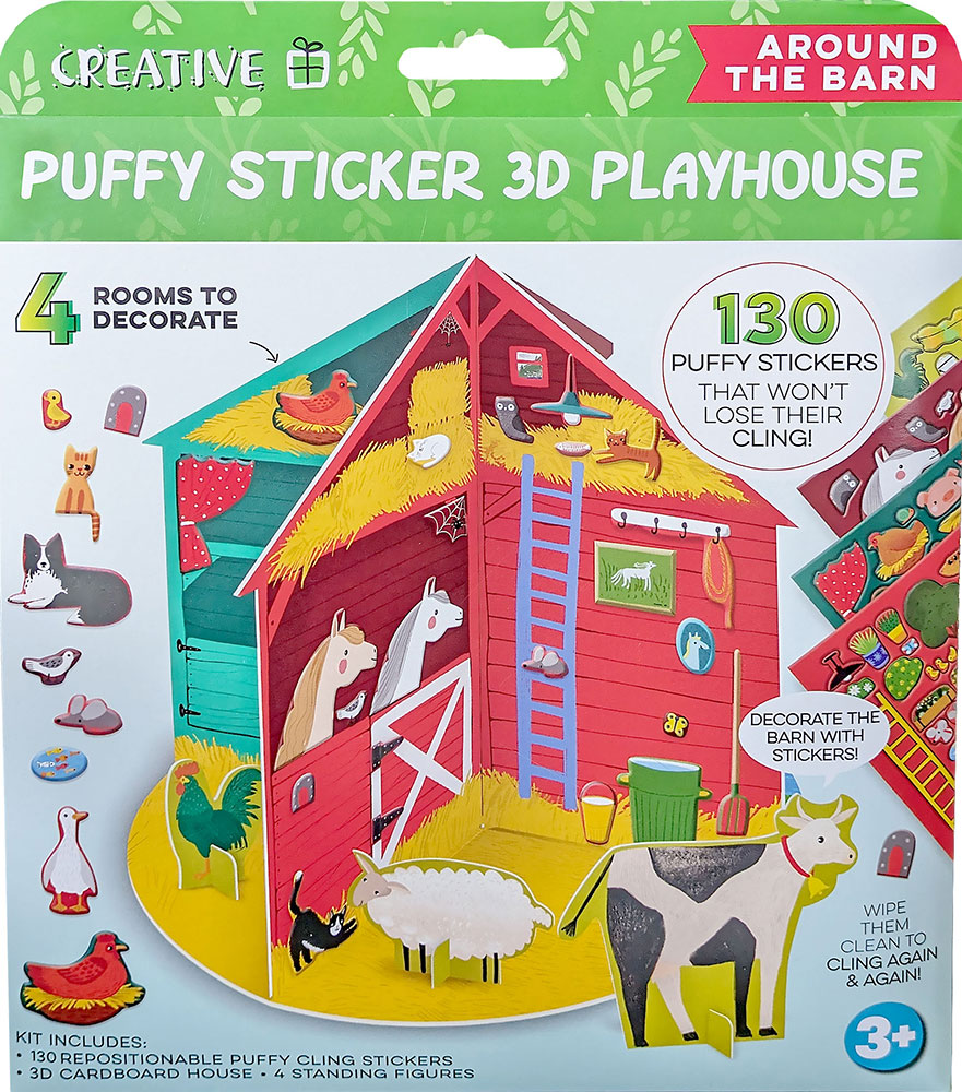 242713-EC Set za igranje puffy naljepnice 3D FARMA 778035 P10