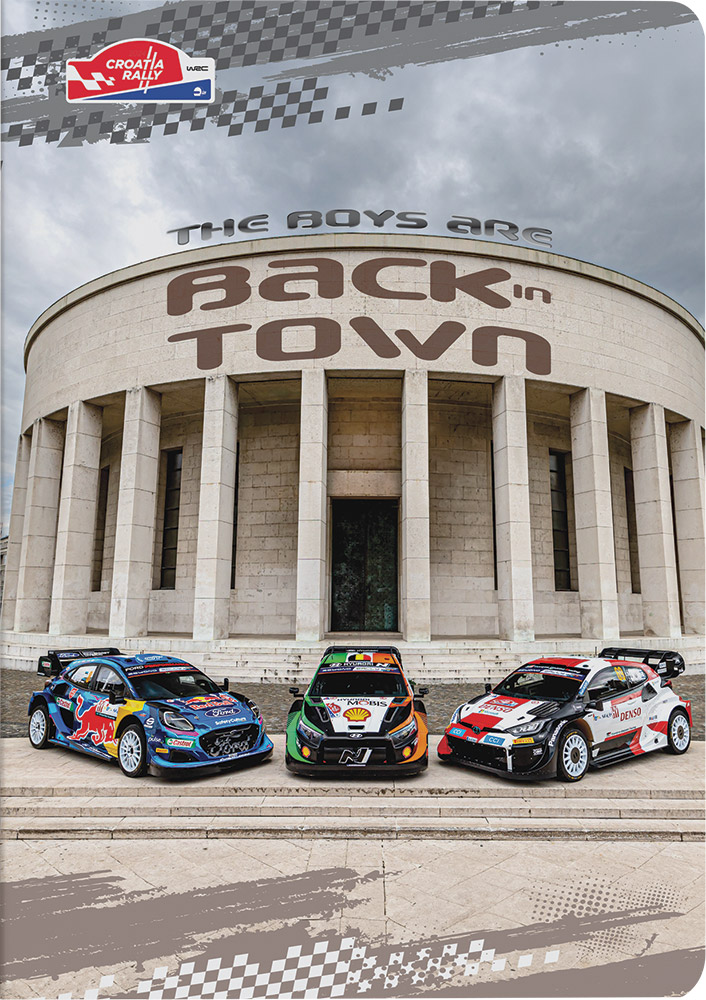 242858-EC Bilježnica A4/K WRC Croatia Rally 42 lista P10/60 NETTO