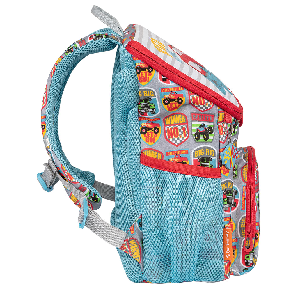 242912-EC Ruksak vrtićki TIGER FAMILY Little Travelers Mega Machine P12 NETTO