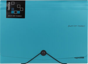 Mapa harmonika A4 pvc 12 pregrada office petrolej Optima