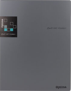 Mapa prospekt pvc 20 košuljica office siva Optima