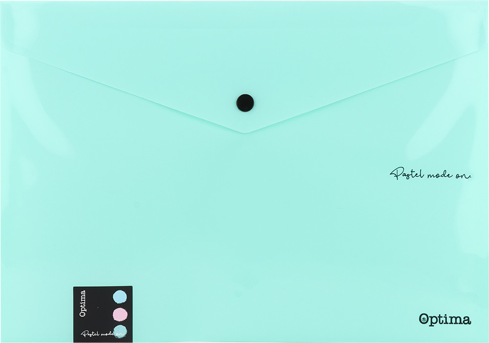 242980-EC Mapa s drukerom A4 OPTIMA Pastel sort.boje 120382 P12/480