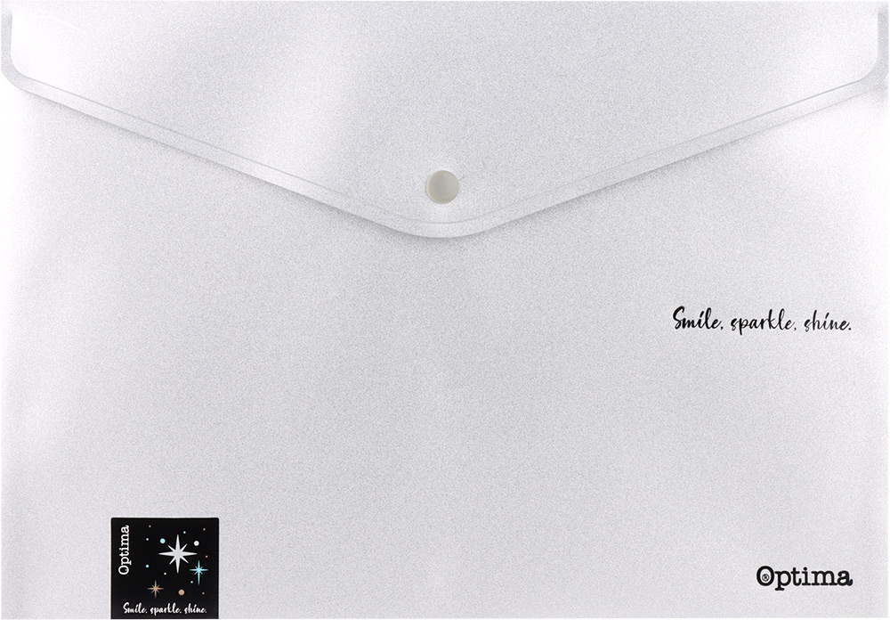 242983-EC Mapa s drukerom A4 OPTIMA Glitter sort.boje 120373 P12/240