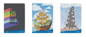 Bilježnica A4/D crte s memom Karbon Strani jezici