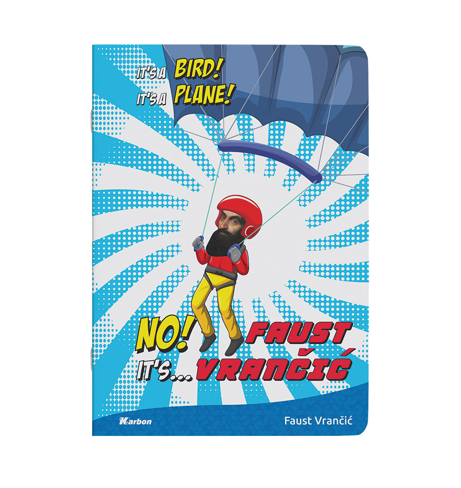 243045-EC Bilježnica A4/B KARBON s memom 42L, P10/60