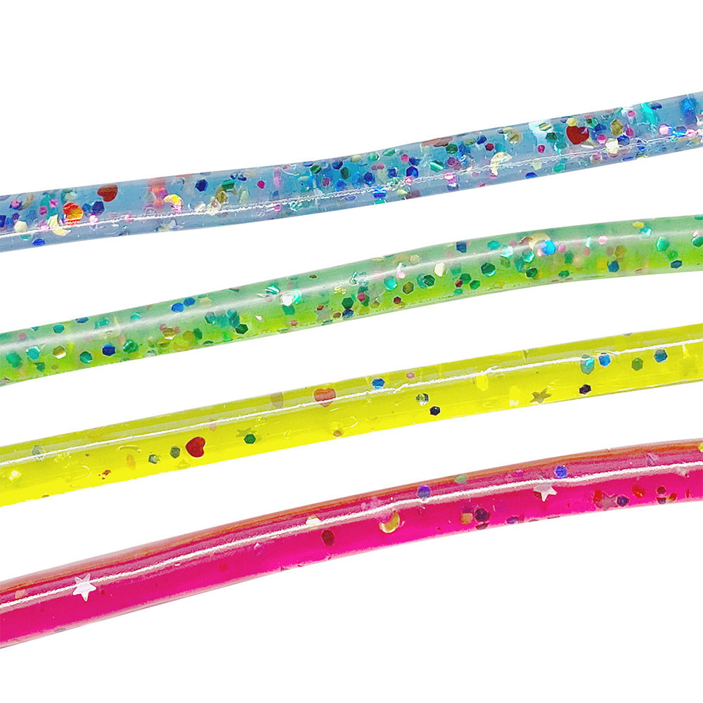 243086-EC Traka s gliterima rastezljiva MAGIC MOMENTS,set 3 kom,sort P16/128 Netto