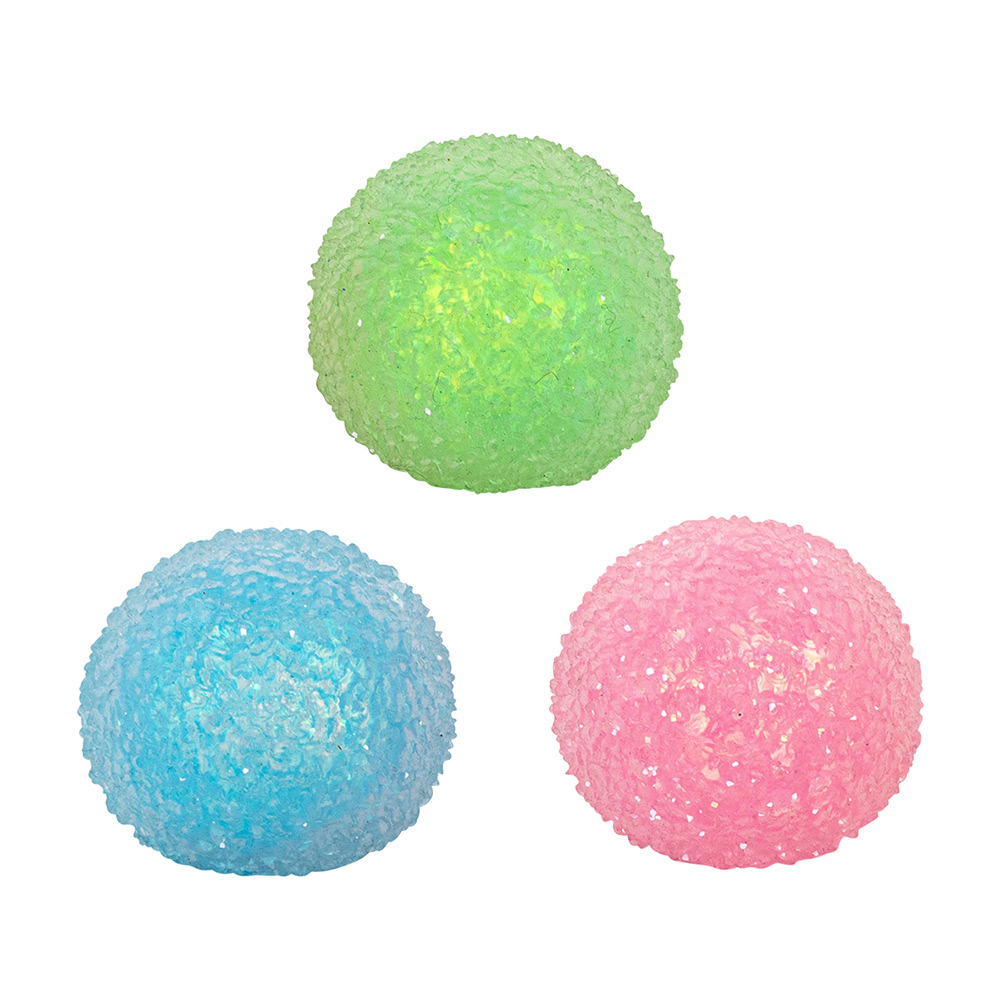 243088-EC Lopta za stiskanje/opuštanje s gliterima MAGIC MOMENTS,sort P9/45 Netto