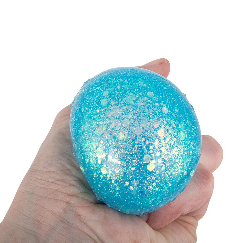 243088-EC Lopta za stiskanje/opuštanje s gliterima MAGIC MOMENTS,sort P9/45 Netto