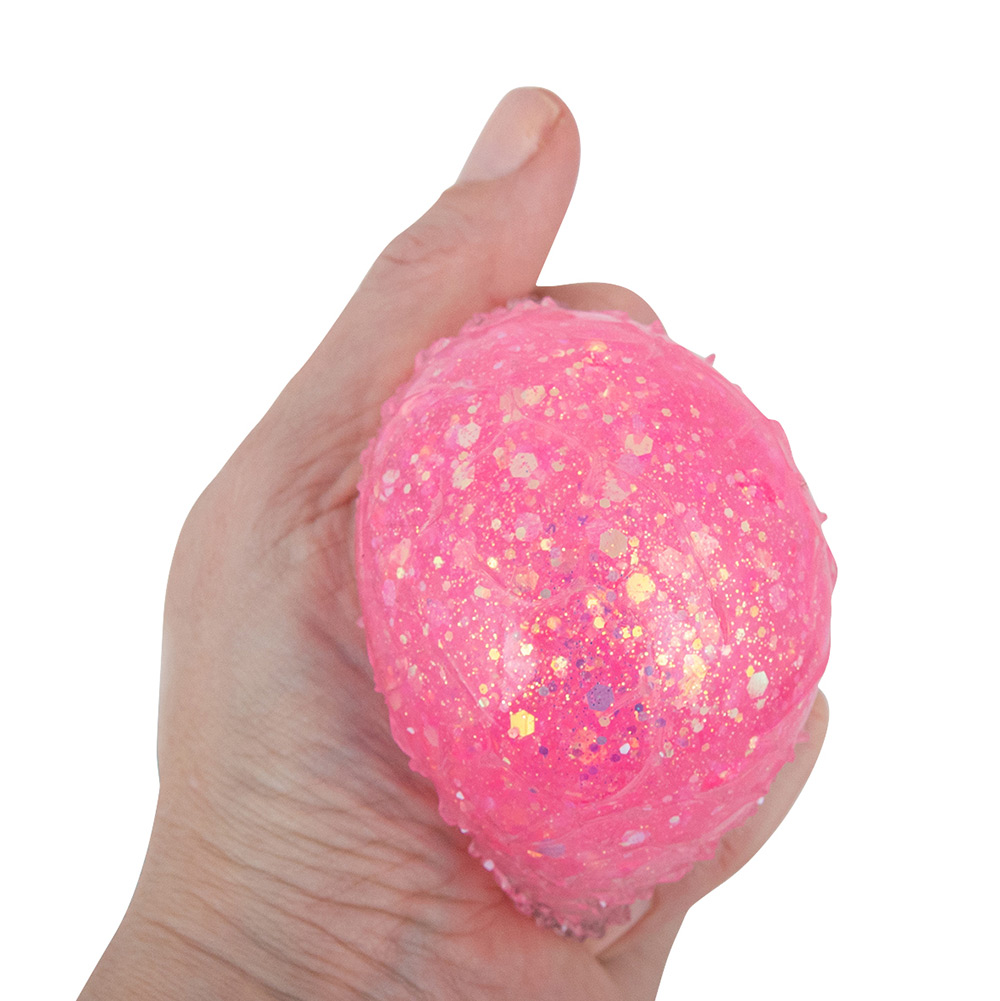 243088-EC Lopta za stiskanje/opuštanje s gliterima MAGIC MOMENTS,sort P9/45 Netto