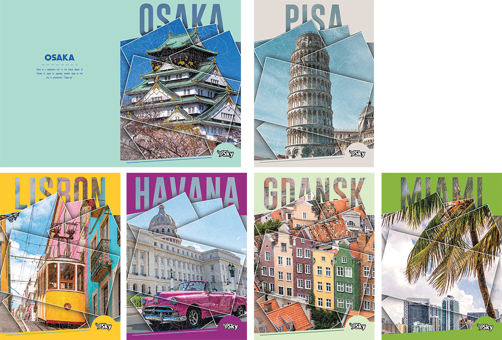 243102-EC Bilježnica A4/K SKY CITY 42L P10/60