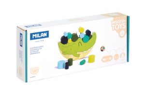 Igra edukativna drvena slagalica MILAN COCO BALANCE//KROKODIL P6