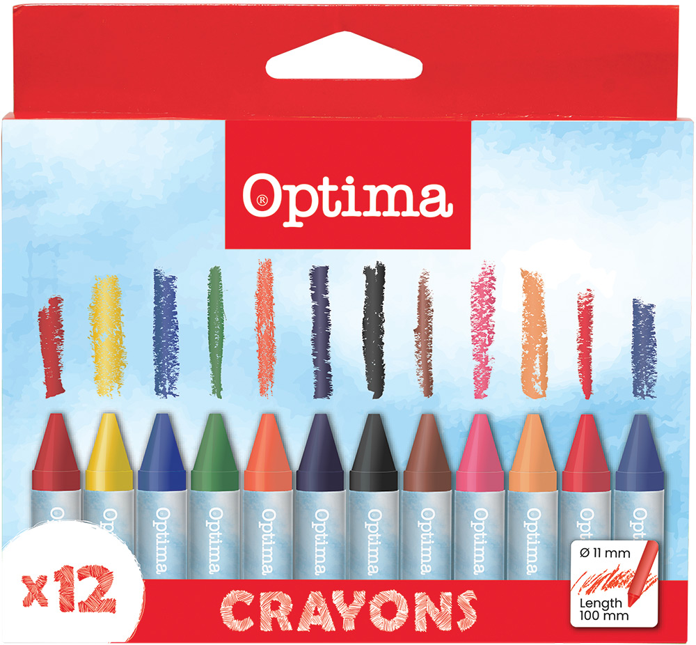 243234-EC Boje voštane 12/1 OPTIMA MAX 11mm kartonska kutija 100142 P12/144