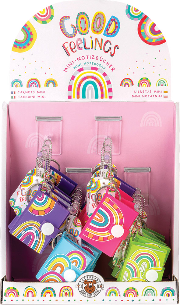 243510-EC Privjesak bilježnica GOOD FEELINGS sort P20/240 NETTO