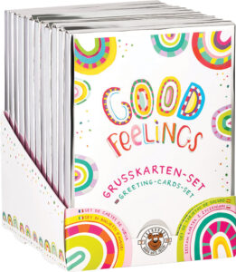 243516-EC Čestitke s kuvertom GOOD FEELINGS set 8 kom P12/48 NETTO