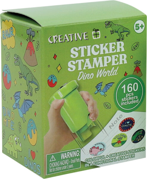 243538-EC Set za igranje CREATIVE žig sa naljepnicama Dino World 778064 P24