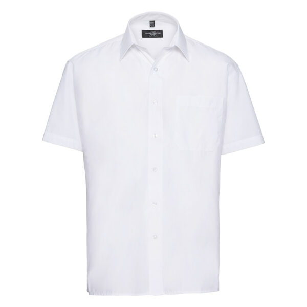 244172-EC Košulja Russell 935M Poplin muška bijela kratki rukav S
